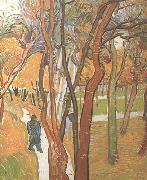 Vincent Van Gogh The Walk:Falling Leaves (nn04) USA oil painting reproduction